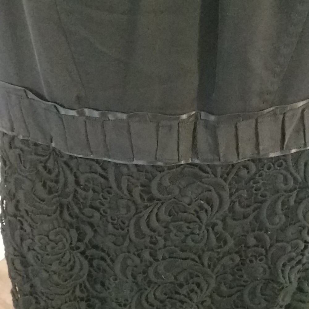 Magaschoni Silk and lace black dress - Picture 4 of 9